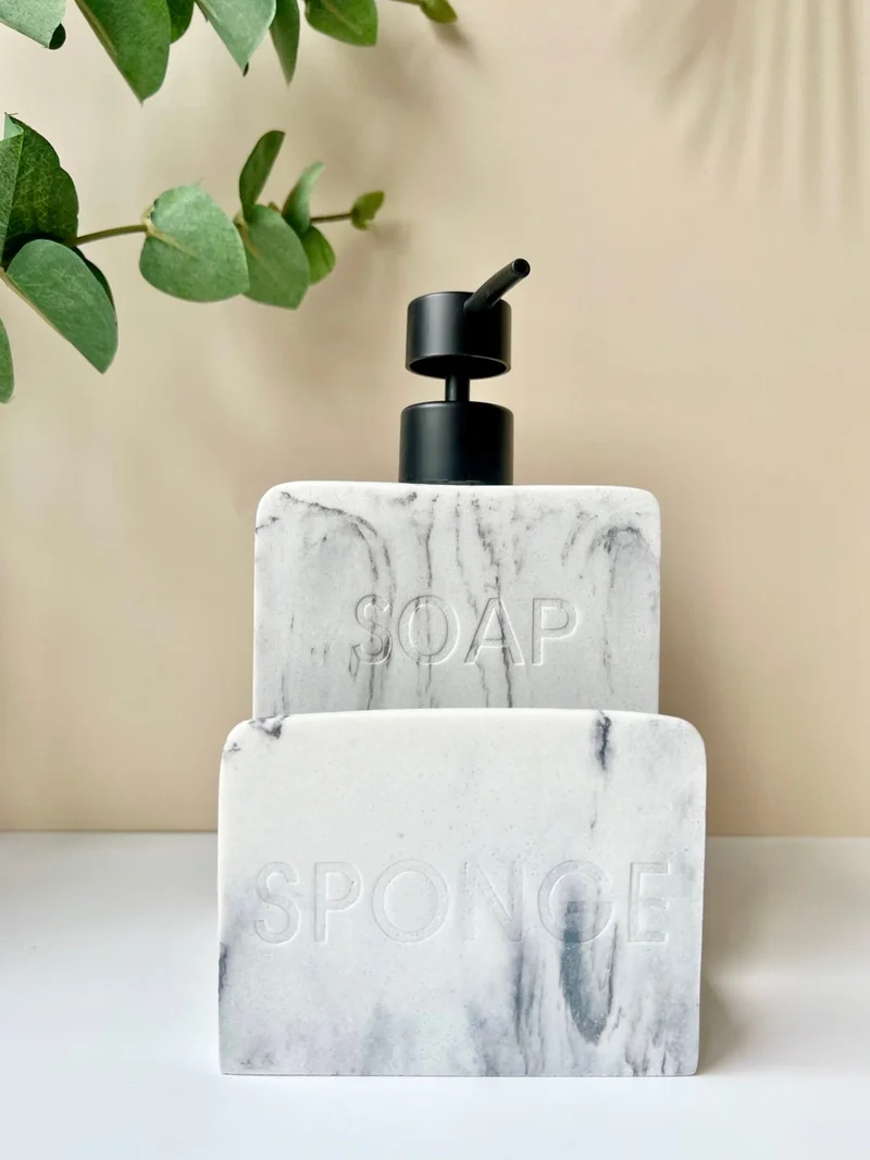 Mottogo Kitchen Soap Dish and Sponge Dish Set Soap/spongle