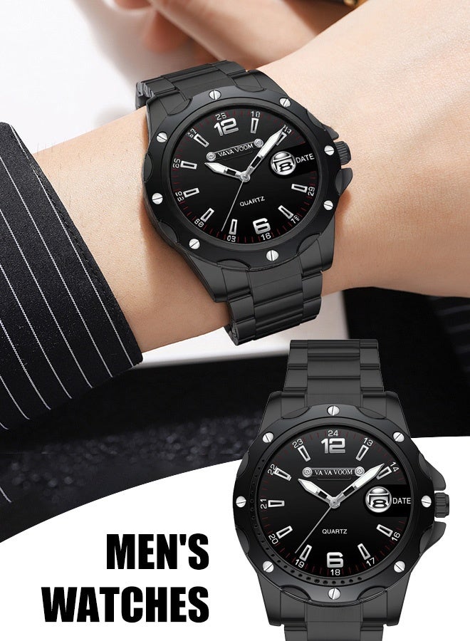 VA VA VOOM Men's Quartz Watch, minimalist and stylish high-end watch, perfect for the sophisticated gentleman. The ideal gift for your boyfriend, father, or brother. - Image 1