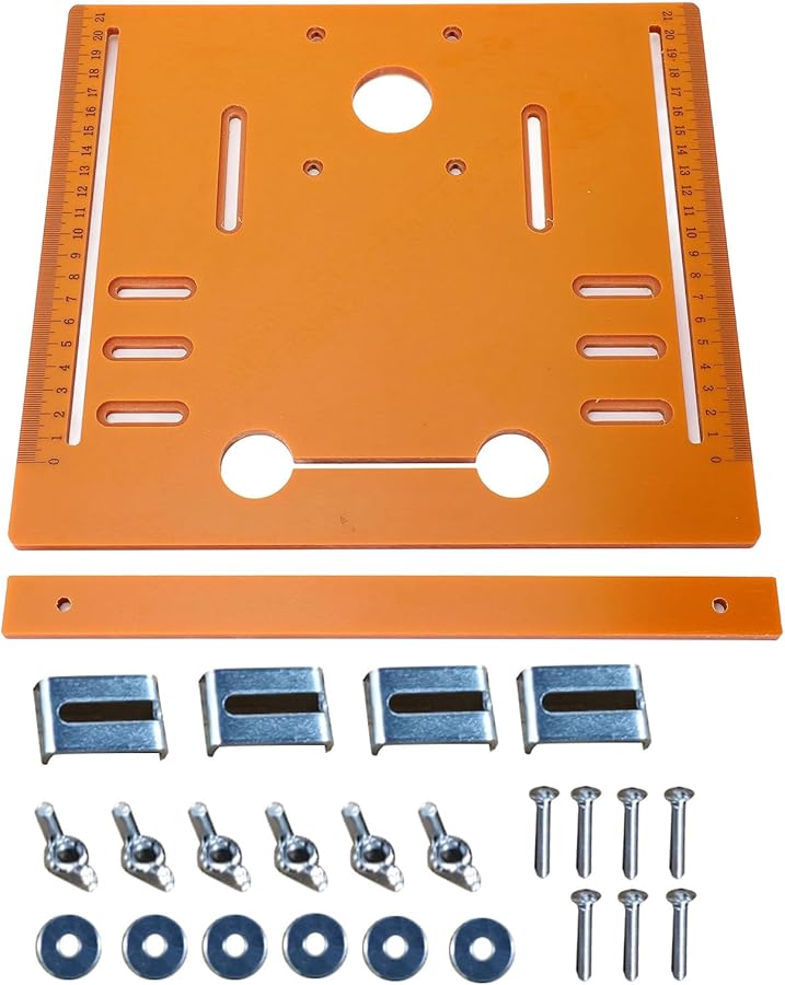 Circular Saw Guide Rail Base Plate 28x25cm Cutting Machine Plate For Trimmer Cutter - Image 2