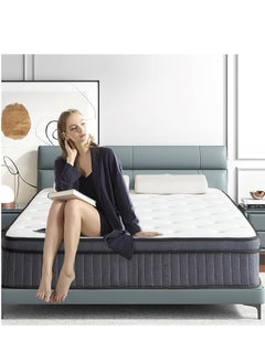 Harmony Home Harmony Home 28 cm Euro Top Pocket Spring Mattress – 190x180 cm | Ultra-Comfortable, High Resilience Foam, Moisture-Wicking & Sturdy Design  - Image 5