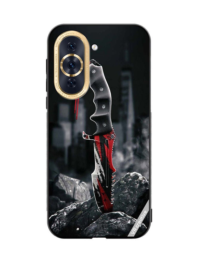 VR CREATIVE Protective Case Cover For Huawei Nova 10 Huntsman Knife Design Multicolour - Image 1