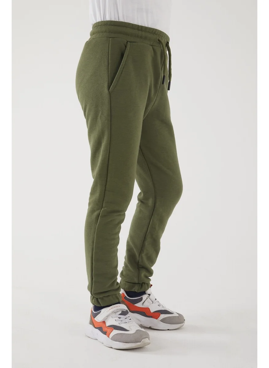 Twenty3 Boy 3 Thread Pocket Printed Sweatpants with Elastic Waist and Legs