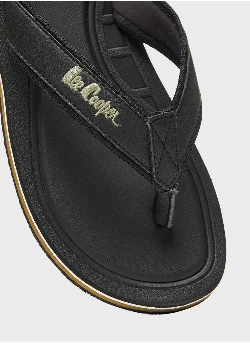 Lee Cooper Logo Flip Flops