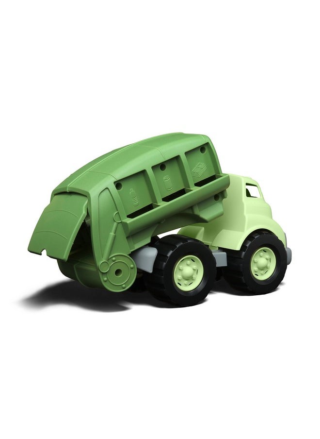 Green Toys Green Toys Recycling Truck in Green Color - BPA and Phthalates Free Garbage Truck for Improving Gross Motor, Fine Motor Skills. Kids Play Vehicles  - Image 2