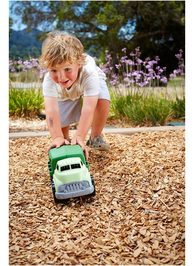 Green Toys Green Toys Recycling Truck in Green Color - BPA and Phthalates Free Garbage Truck for Improving Gross Motor, Fine Motor Skills. Kids Play Vehicles  - Image 4