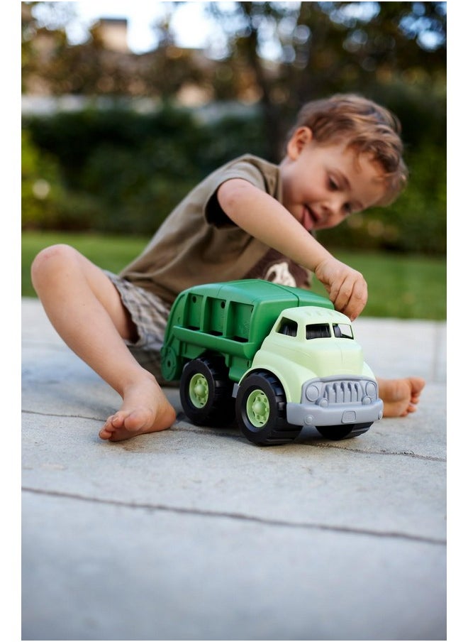 Green Toys Green Toys Recycling Truck in Green Color - BPA and Phthalates Free Garbage Truck for Improving Gross Motor, Fine Motor Skills. Kids Play Vehicles  - Image 3