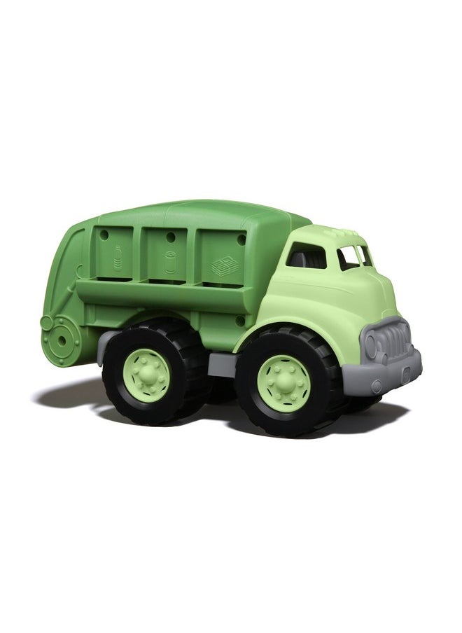 Green Toys Green Toys Recycling Truck in Green Color - BPA and Phthalates Free Garbage Truck for Improving Gross Motor, Fine Motor Skills. Kids Play Vehicles  - Image 1