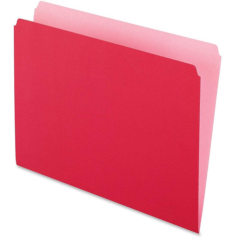 Pendaflex Colored File Folders, Red (PFX152RED), Letter - Image 2
