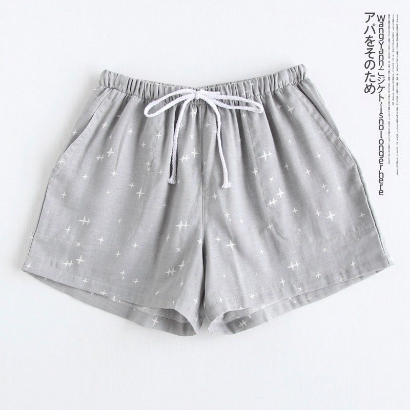 Couple Cotton Star Print Pajama Set - Image 4