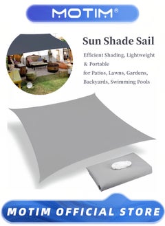 Motim Sun Shade Sail Outdoor Garden Shade Canopy Pergola Sun Protection Rainproof Suitable for Patios Lawns Gardens Backyards Swimming Pools (3 x 4m)  - Image 1
