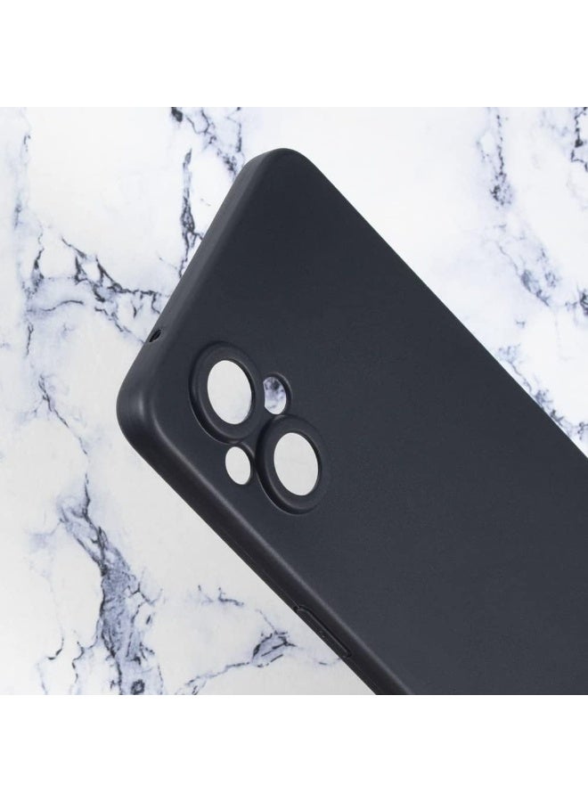 حافظة هاتف لحماية أجهزة أوبو الجيل الخامس 5G / أوبو رينو 7Z 5G / أوبو رينو 8Z 5G، حماية فائقة النحافة من السيليكون والبولي يوريثان الحراري الناعم والممتص للصدمات لموبايل أوبو A96 / أوبو رينو 7Z (أسود) - Image 4