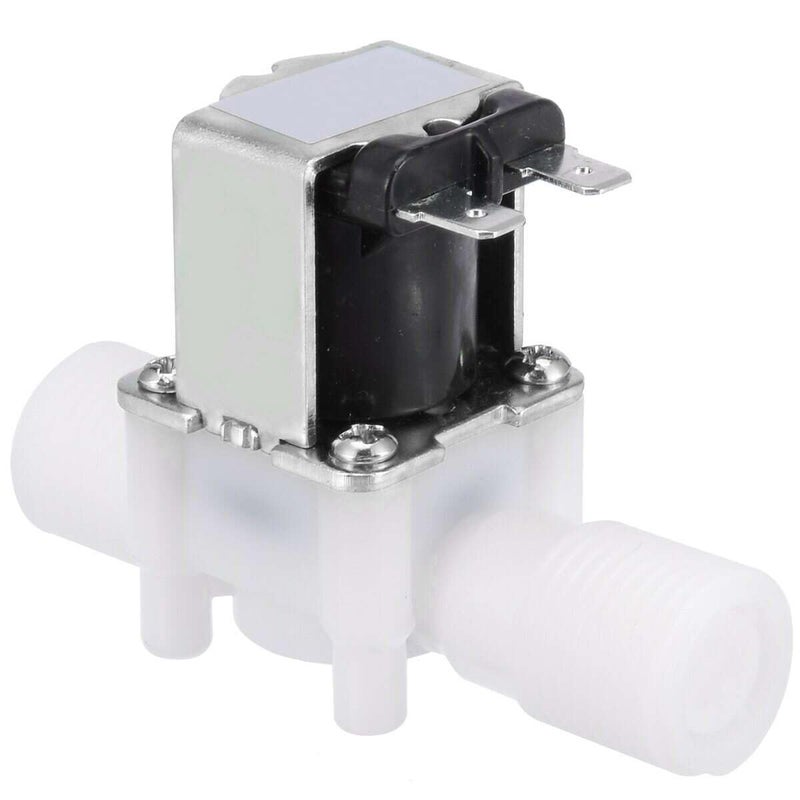 Pressureless Plastic Electric Water Solenoid Valve 12V 1/2″ Normally Closed. - Image 1