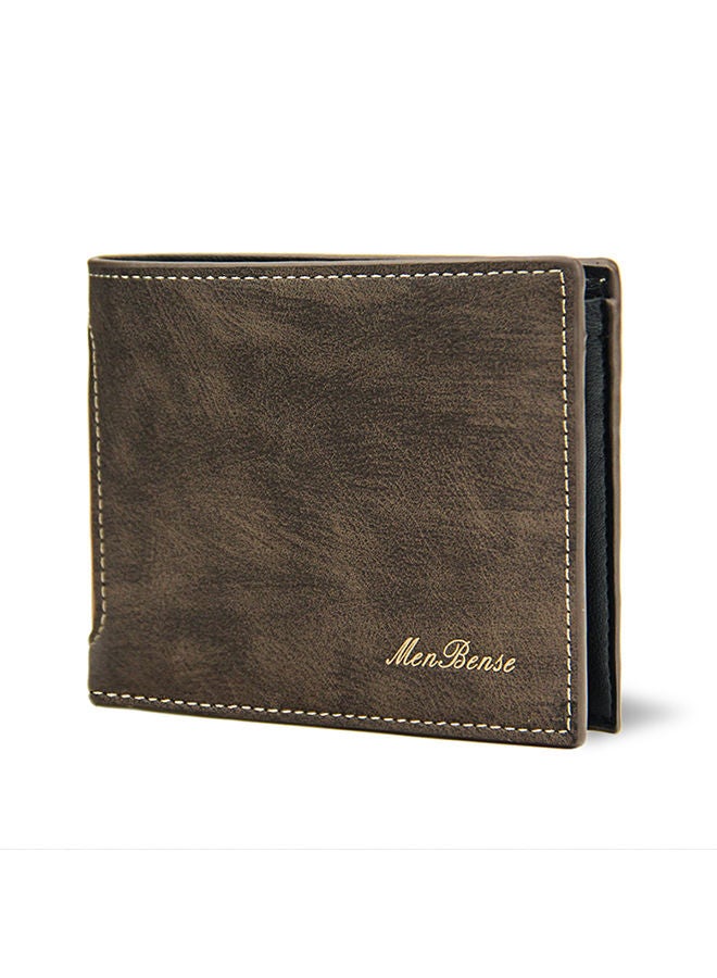 MenBense Retro Classic Men's Leather Bifold Wallet Stylish Card Holder for Business and Commute - Image 3