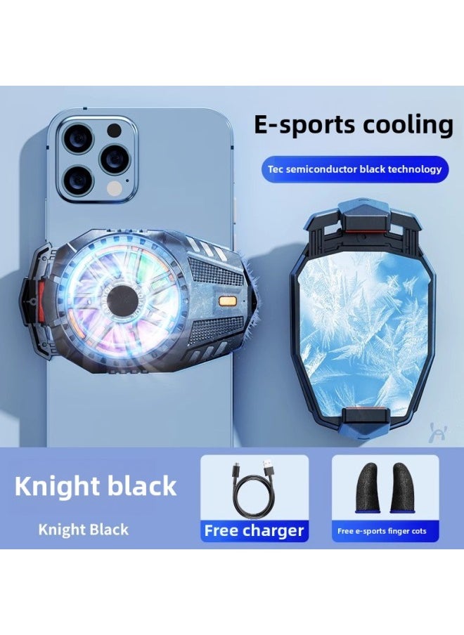 Generic Mobile Phone Radiator Live E-Sports Special Fast Cooling Artifact For AppleFor Iphone Black Shark 2pro One Plus-Color:Semiconductor Refrigeration [youth Edition] Ice Seal Back Clip + Free Finger Cot  - Image 1