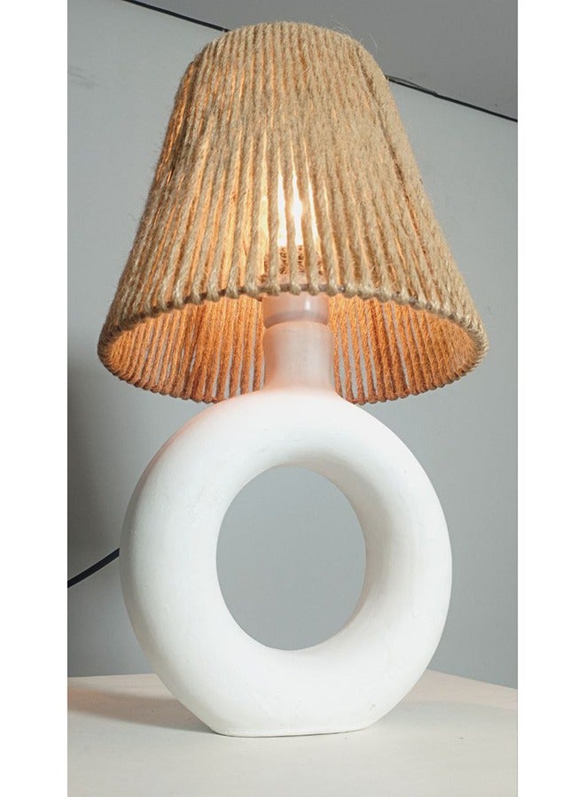 Ciambella White Table Lamp - Brown