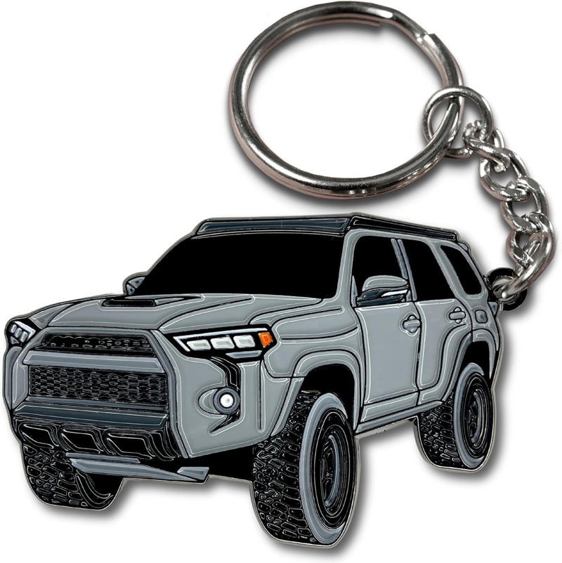 FOUR WHEEL BEAST 4Runner Keychain - Detailed Metal Accessory - Image 1