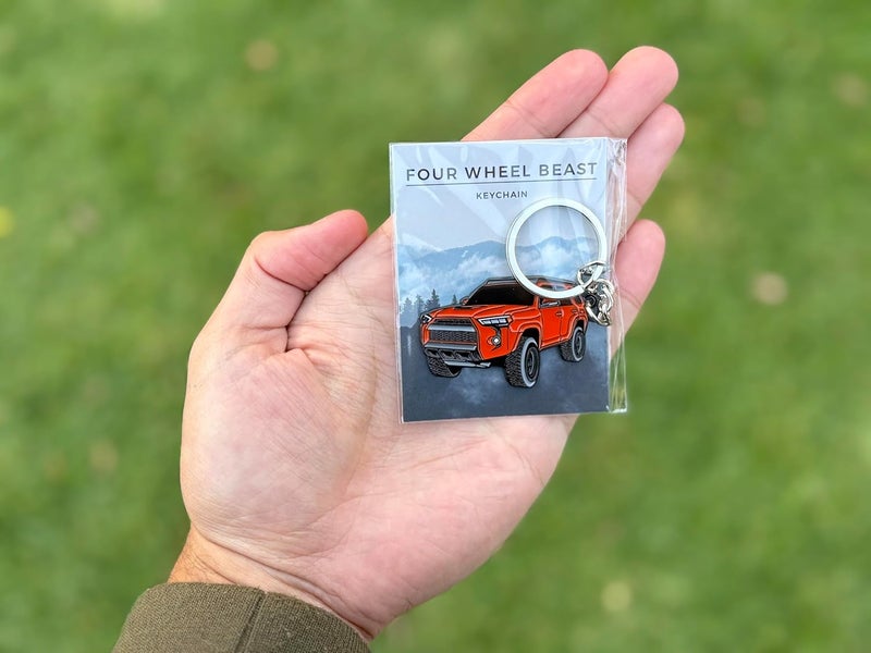 FOUR WHEEL BEAST 4Runner Keychain - Detailed Metal Accessory - Image 4