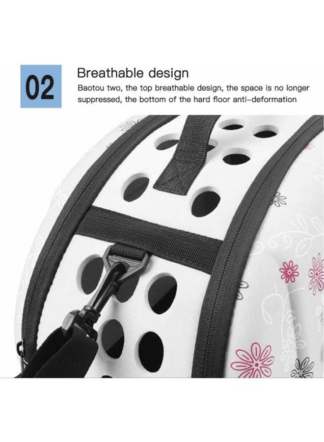 OUTAD Breathable Outdoor Pet Carrier Beg Grey/Black Syard - Image 5