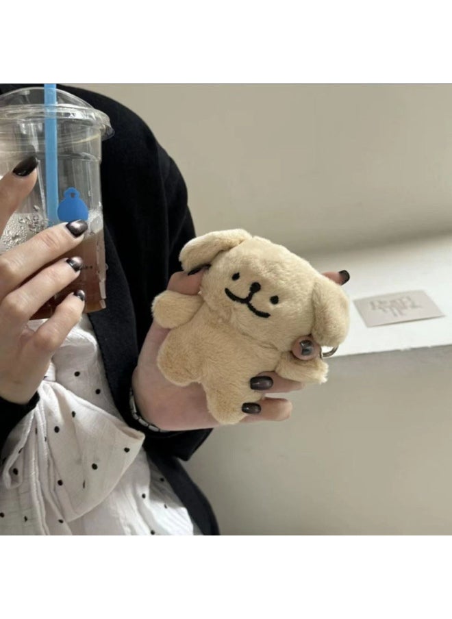 Generic - High Color Value Plush Puppy Suitable For AppleAirPods4 Generation Wireless Bluetooth Headset Protective Case Pro2 Generation-Color:Line Dog Earphone Case-Model:Universal For Airpods Pro/pro2 - Image 1