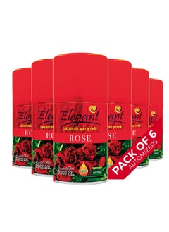 Elegant 6 Piece ROSE Automatic Refill Spray Set 300ml  - Image 1