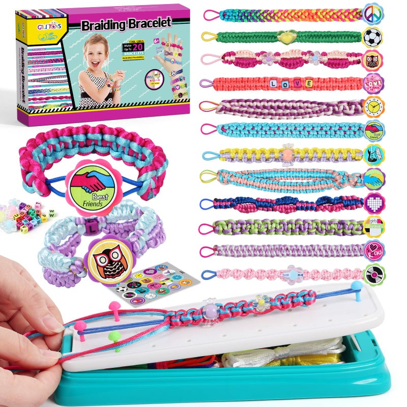 GILI Friendship Bracelet Making Kit for Girls Age 8-12 â€“ DIY Arts and Crafts Toys â€“ Best Christmas Birthday Gifts Ideas for Girls 7 8 9 10 11 Years Old - Image 1