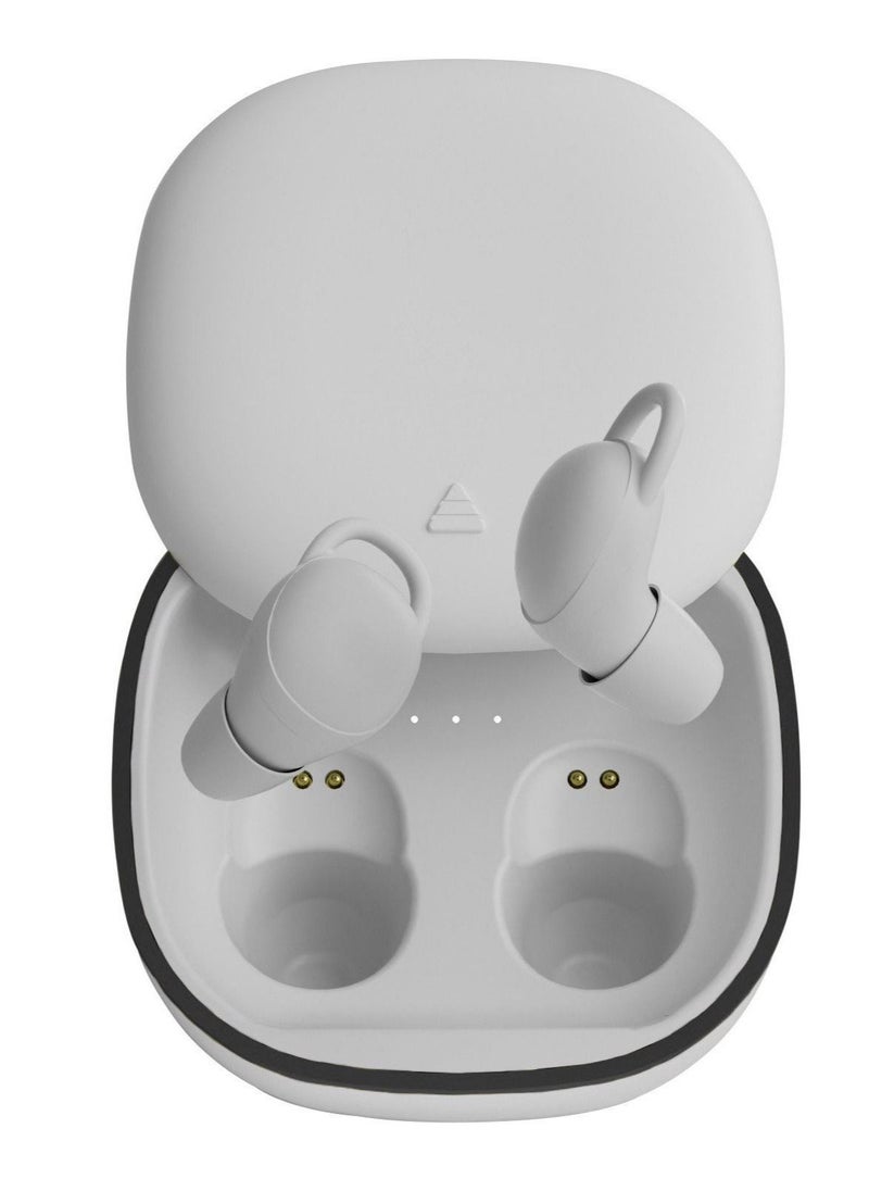 Generic - Wireless Bluetooth Earbuds with Built-In Microphone, Lightweight In-Ear Headphones for Immersive Premium Sound, Includes Charging Case - White - Image 1