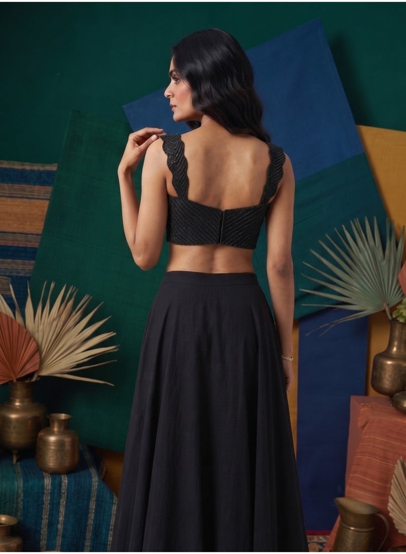 Nool Onyx Beaded Blouse - Image 4