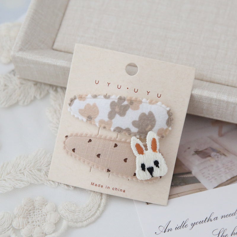 Cute Cartoon Hair Clips for Girls - Set of 2 - Image 2