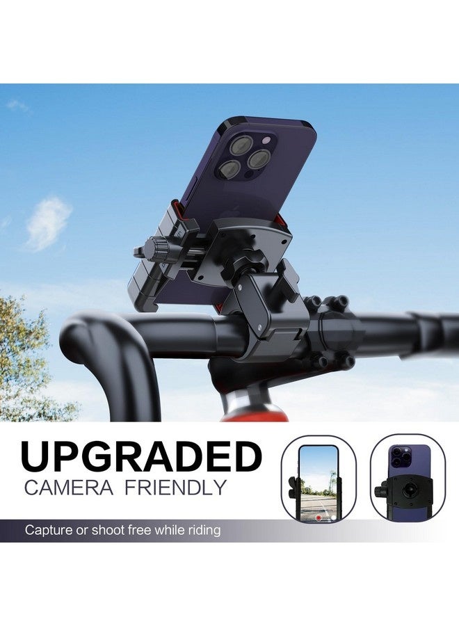 Beauenty Bike Phone Mount Holder, [Camera Friendly] Motorcycle Phone Mount for Electric Scooter, Mountain, Dirt Bike and Motorcycle - 360° Rotate Suitable for iPhone & Android Smartphones from 4.5-7.0 inches - Image 3
