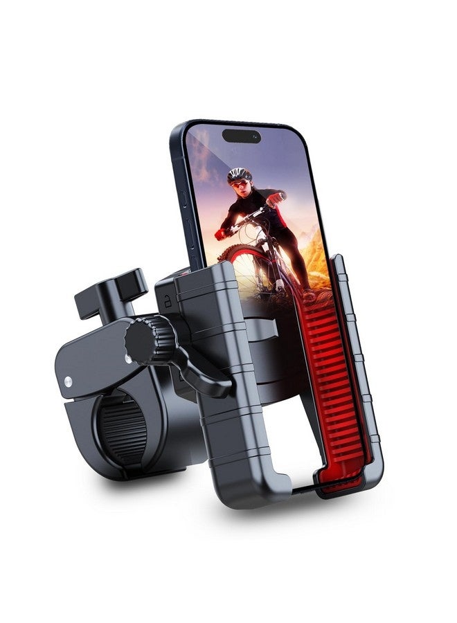 Beauenty Bike Phone Mount Holder, [Camera Friendly] Motorcycle Phone Mount for Electric Scooter, Mountain, Dirt Bike and Motorcycle - 360° Rotate Suitable for iPhone & Android Smartphones from 4.5-7.0 inches - Image 1