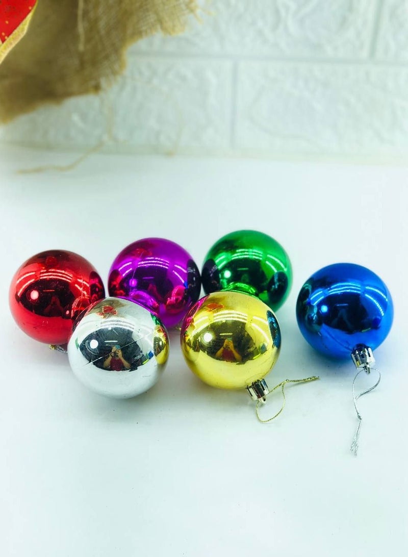 زوبا كيس الكورة الميتالك البلاستيك  مقاس: ٥ سم الكيس 6قطع - Image 1