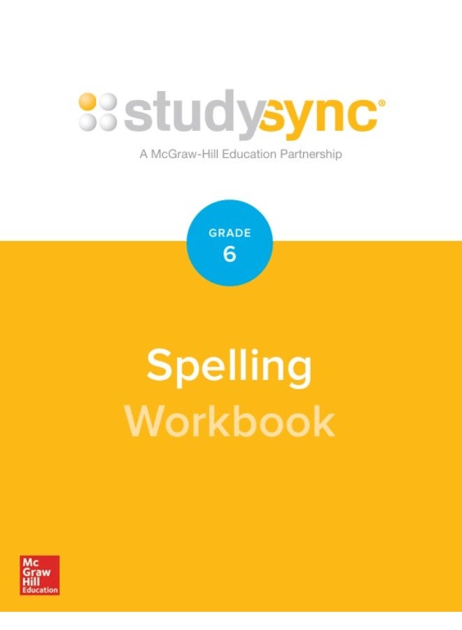StudySync Spelling Workbook ,Grade 6 - Image 1