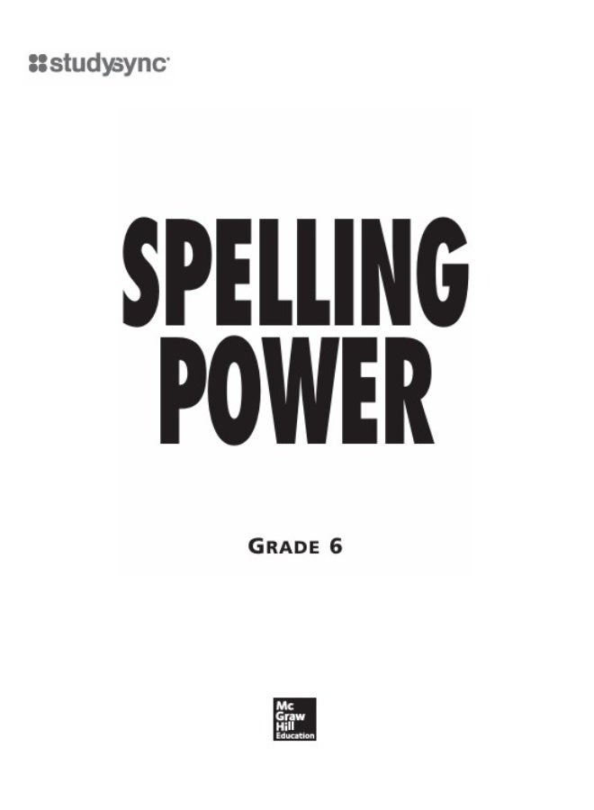StudySync Spelling Workbook ,Grade 6 - Image 3