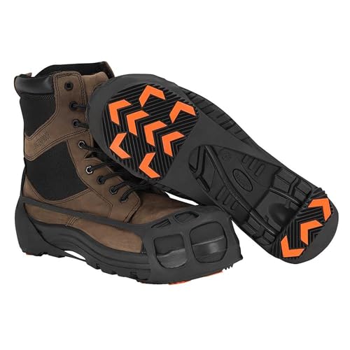 Due North GripPro Spikeless Footwear Traction Aids for Men and Women - For Ice and Snow - Lightweight Full-Foot Rubber Tread - Image 1