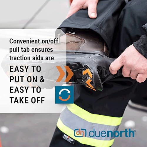 Due North GripPro Spikeless Footwear Traction Aids for Men and Women - For Ice and Snow - Lightweight Full-Foot Rubber Tread - Image 5