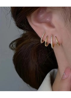 Home Clearance Sale 1 Pair Elegant & Simple U-Shaped Earrings, Women's Fashion Studs, Zinc Alloy with Stainless Steel Posts, All-Season Versatile Jewelry Accessory for Daily & Celebration Wear  - Image 2