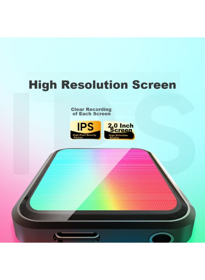 Aigo 805 Camera And Photo/video Player, 2-inch Touchscreen, Bluetooth 5.4, Lossless Hifi Sound, Portable English Learning Device, E-book Reader, 16gb - Image 5