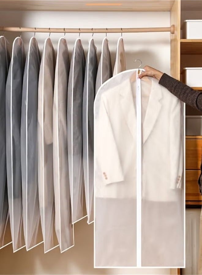 Beauenty Pack of 5 Moth Proof Breathable Garment Clothes Storage and Long Dress Bag Moth with Full Zipper 60*140CM - Image 1