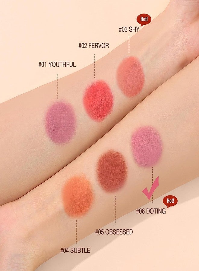 COSLUXE O TWO O Blush Stick for Cheeks Makeup,Waterproof Cream Blush Face Stick Multi-Use Lip and Cheek Tint, Lightweight Easy to Blend Natural Cream Blusher (539 - Glistening Peach) - Image 2