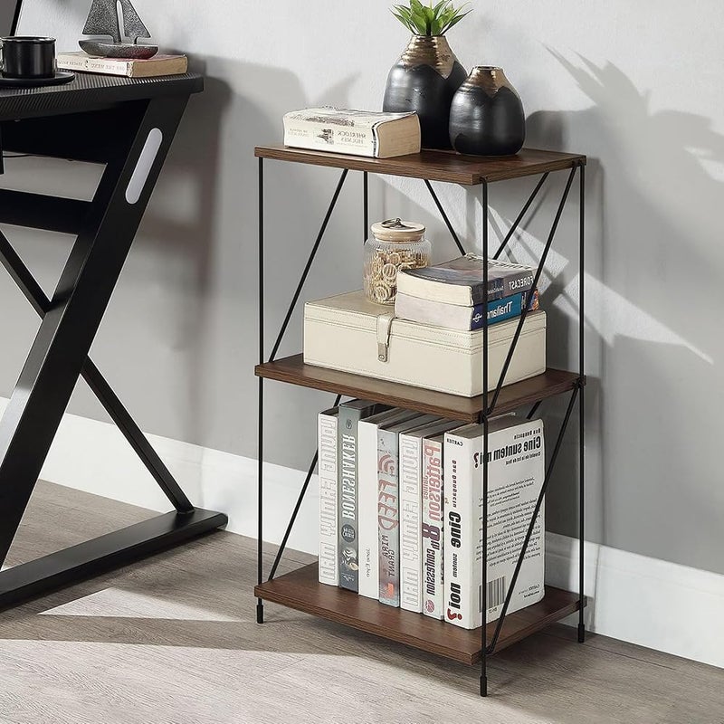EqiEch Bookshelf Rack, 3 Tier Storage Shelf, Living Room Storage Organizer Shelf, Bookcases, Plant Stand, Storage Rack for Bedroom, Kitchen, Office, 41 * 30 * 71cm - Image 1