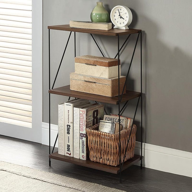 EqiEch Bookshelf Rack, 3 Tier Storage Shelf, Living Room Storage Organizer Shelf, Bookcases, Plant Stand, Storage Rack for Bedroom, Kitchen, Office, 41 * 30 * 71cm - Image 5