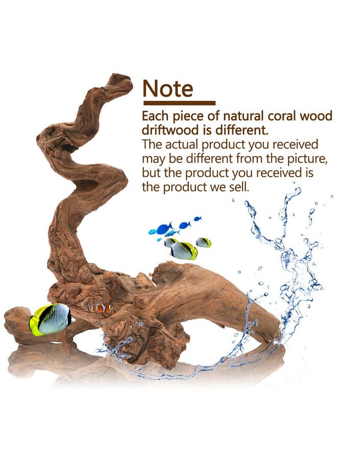 Hamiledyi Reptile Driftwood Branch Decor Terrarium Ornament Wood Climbing Natural Aquarium Driftwood Decoration For Snake Bearded Dragon Leapord Gecko Lizard Iguana Chameleon  - Image 4