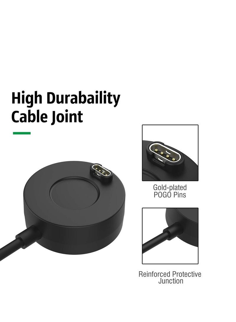 SYOSI Replacement for Charger Cable, USB Charging Station Dock with Data Sync Compatible for Garmin Vivoactive 3/Fenix 5 5S 5X/6 6S 6X Smart Watch - Image 4