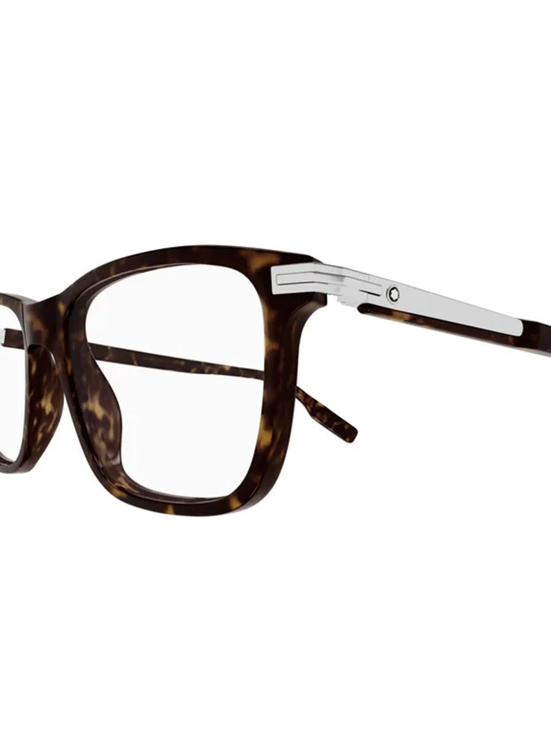 MONTBLANC إطار نظارة طبية مربع للرجال - MB0277O 002 52 - مقاس العدسة: 52 ملم  - Image 2