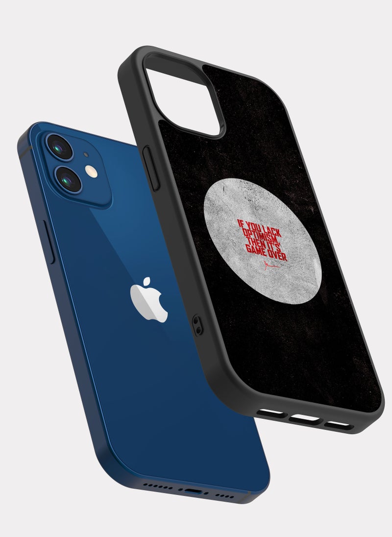 بكسلات كفر ايفون 12 اقتباس انجليزي إذا كنت تفتقر إلى التفاؤل - Image 2