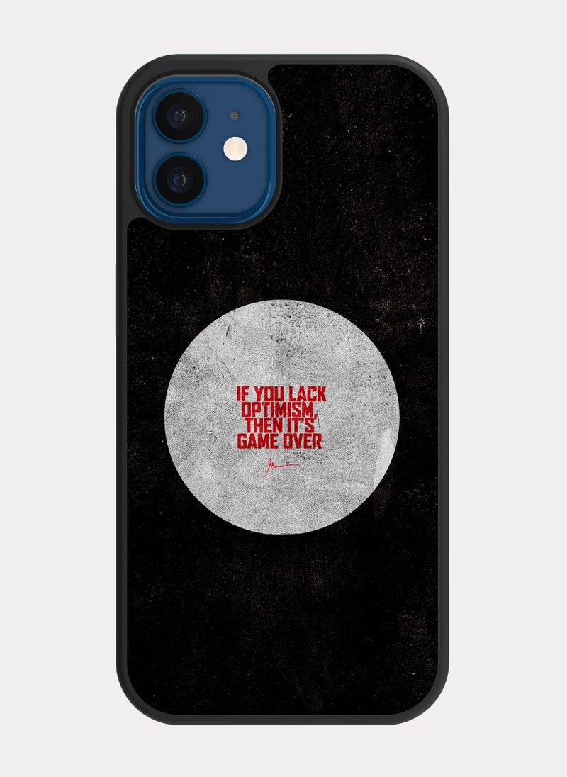 بكسلات كفر ايفون 12 اقتباس انجليزي إذا كنت تفتقر إلى التفاؤل - Image 1