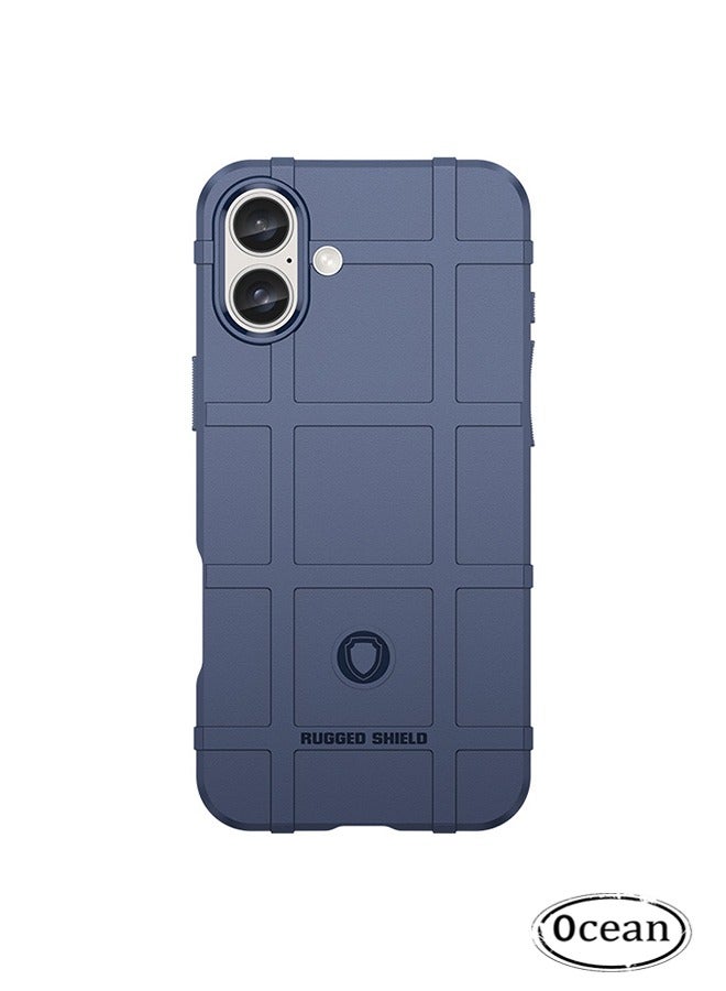 أوشن متوافق مع اي فون 16 بالإضافة إلى حالة الهاتف المحمول ، الجيش الصف دائم قوي الغطاء الخلفي ، المضادة للسقوط ، ومكافحة الصفر ، وارتداء مقاومة ، رقيقة جدا لينة تبو صدمة حماية الأكمام ، اي فون 16 بالإضافة إلى ذلك ، الأزرق - Image 1