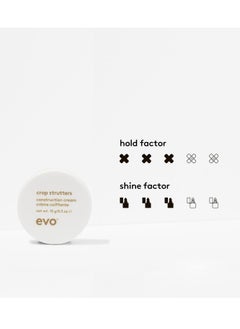EVO EVO Crop Strutters Construction Cream - Medium Hold Smoothing Hair Cream - Supports and Provides Definition with Medium Shine  - Image 4