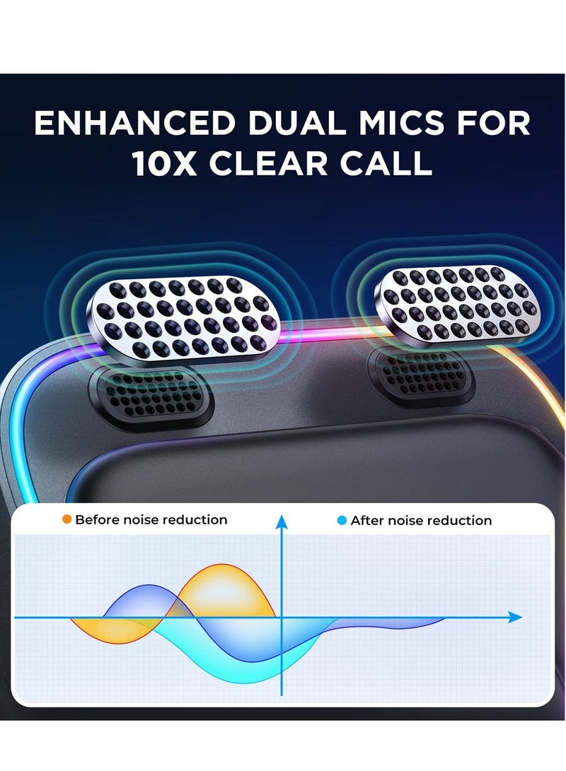 Y&D Bluetooth 5.3 Car Adapter with Dual Mics and Noise Cancellation, AUX Kit Plug-and-Play Filter for Hands-Free Calls Stereo Audio  - Image 5