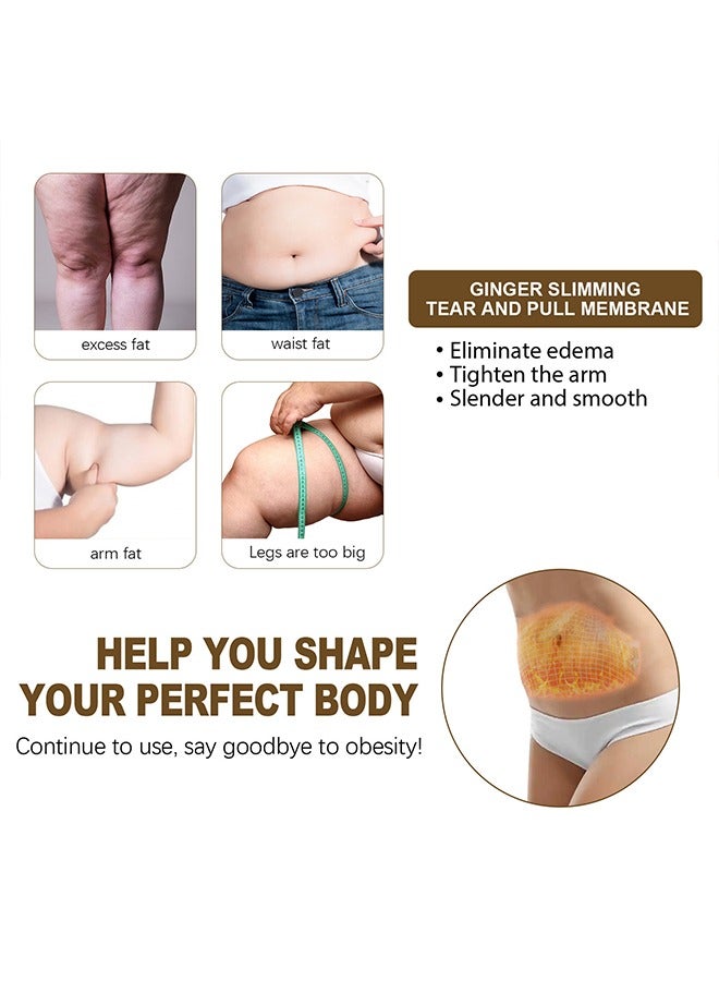 EELHOE Ginger slimmingTear and pull membrane-Body Slimming Hot Cream -Ginger Chili Fat Burning for Belly, Cellulite Treatment for Thighs, Legs, Abdomen, Arms and Buttocks 60g - Image 5